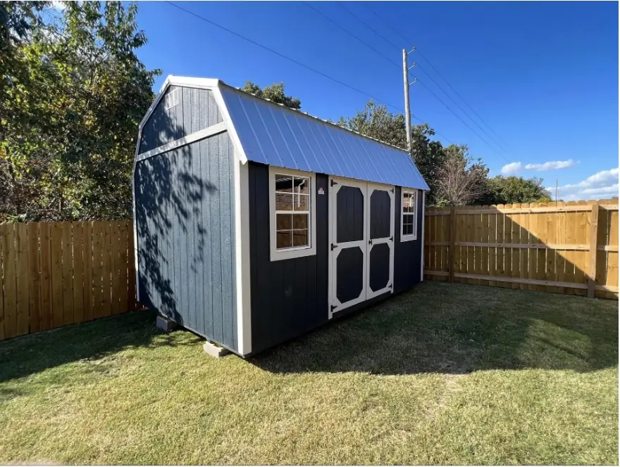 Derksen 10x20 metal roof shed in York Nebraska